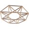 Ekena Millwork Guardian Wood Fretwork Pierced Ceiling Medallion, Alder, 16"OD x 6 1/4"ID x 3/8"T CMWP16X16X0375GDAL - alternate 3